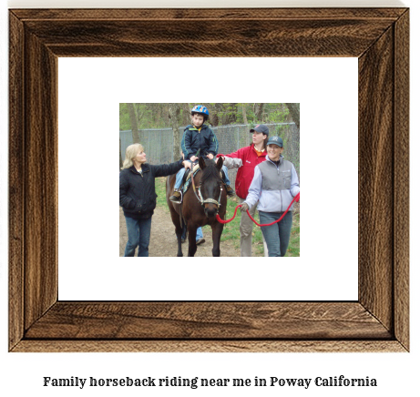 family horseback riding near me in Poway, California